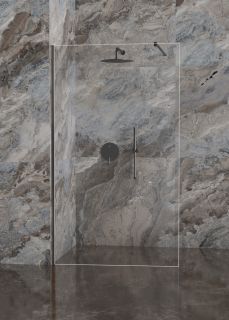 Душевая система встраиваемая Knotlor SS-26/GM, вороненая сталь